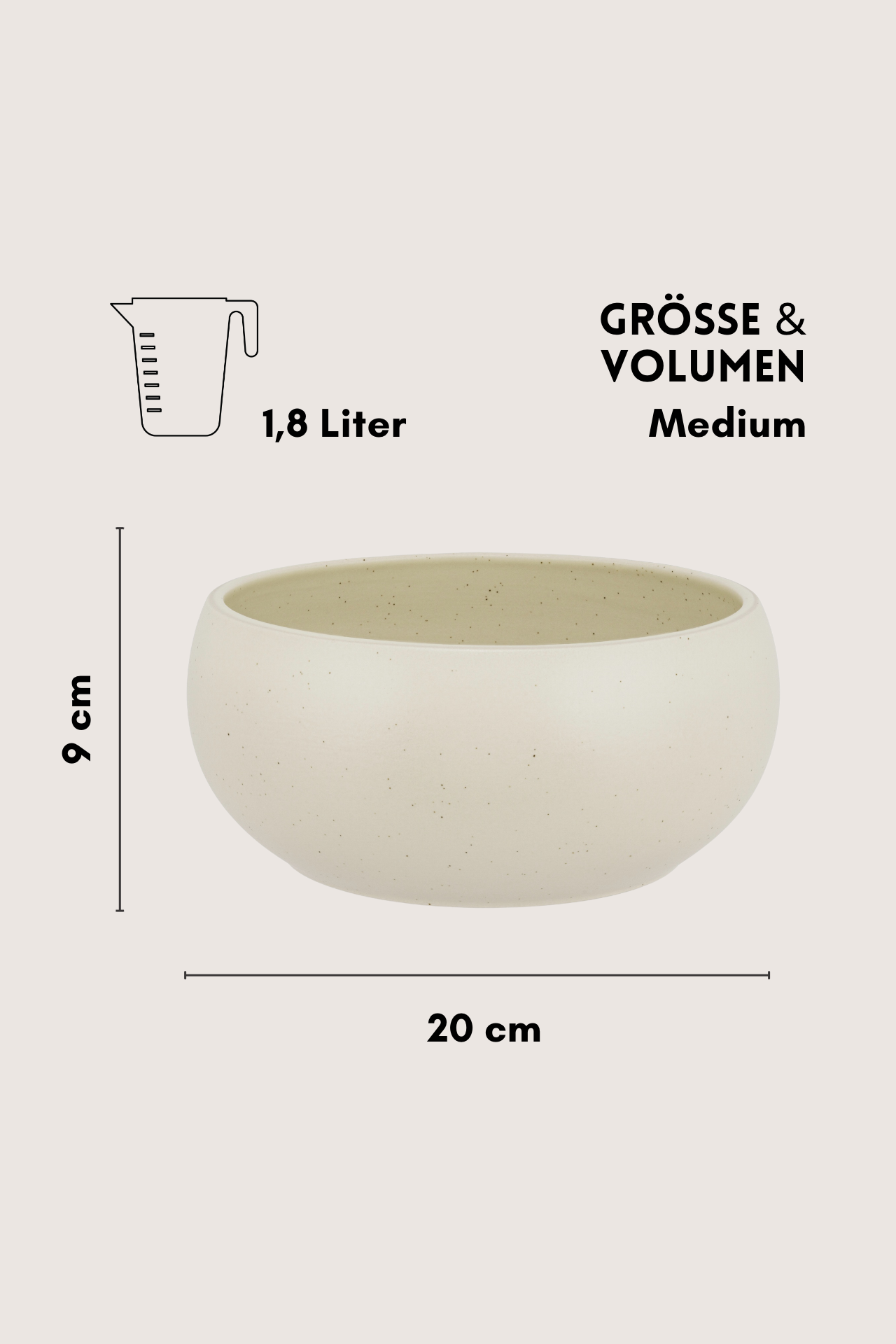 hundenapf in cremeweiss von hejmo massangaben