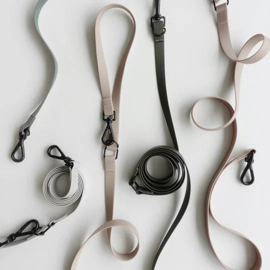 Leine Mellem | Längen verstellbar & wasserfest | Hellgrau