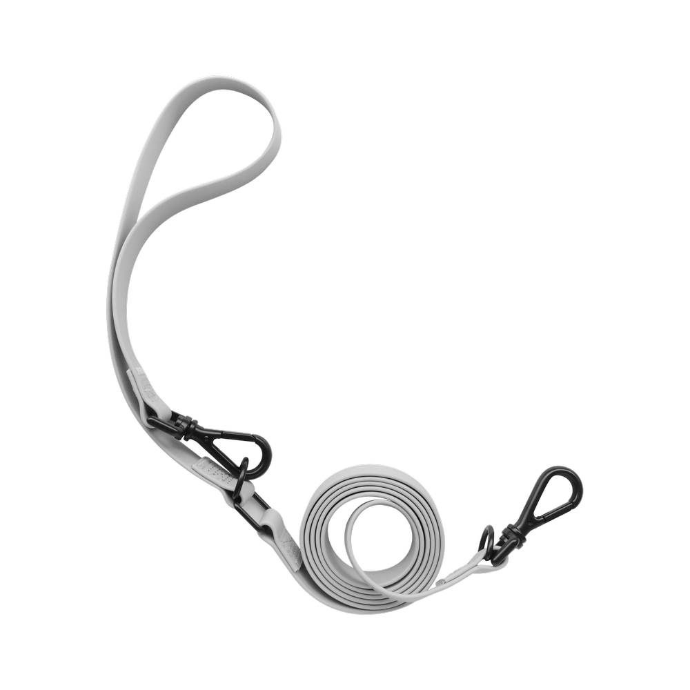 Leine Mellem | Längen verstellbar & wasserfest | Hellgrau